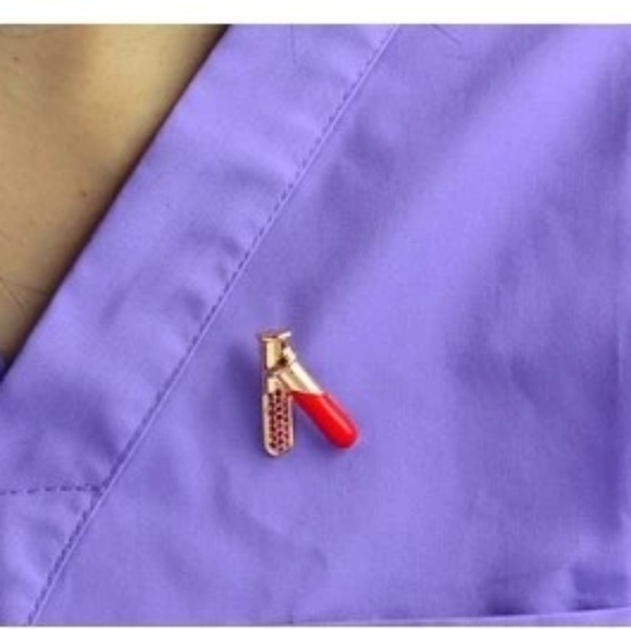 Test tube pin brooches - Picture 2 of 2